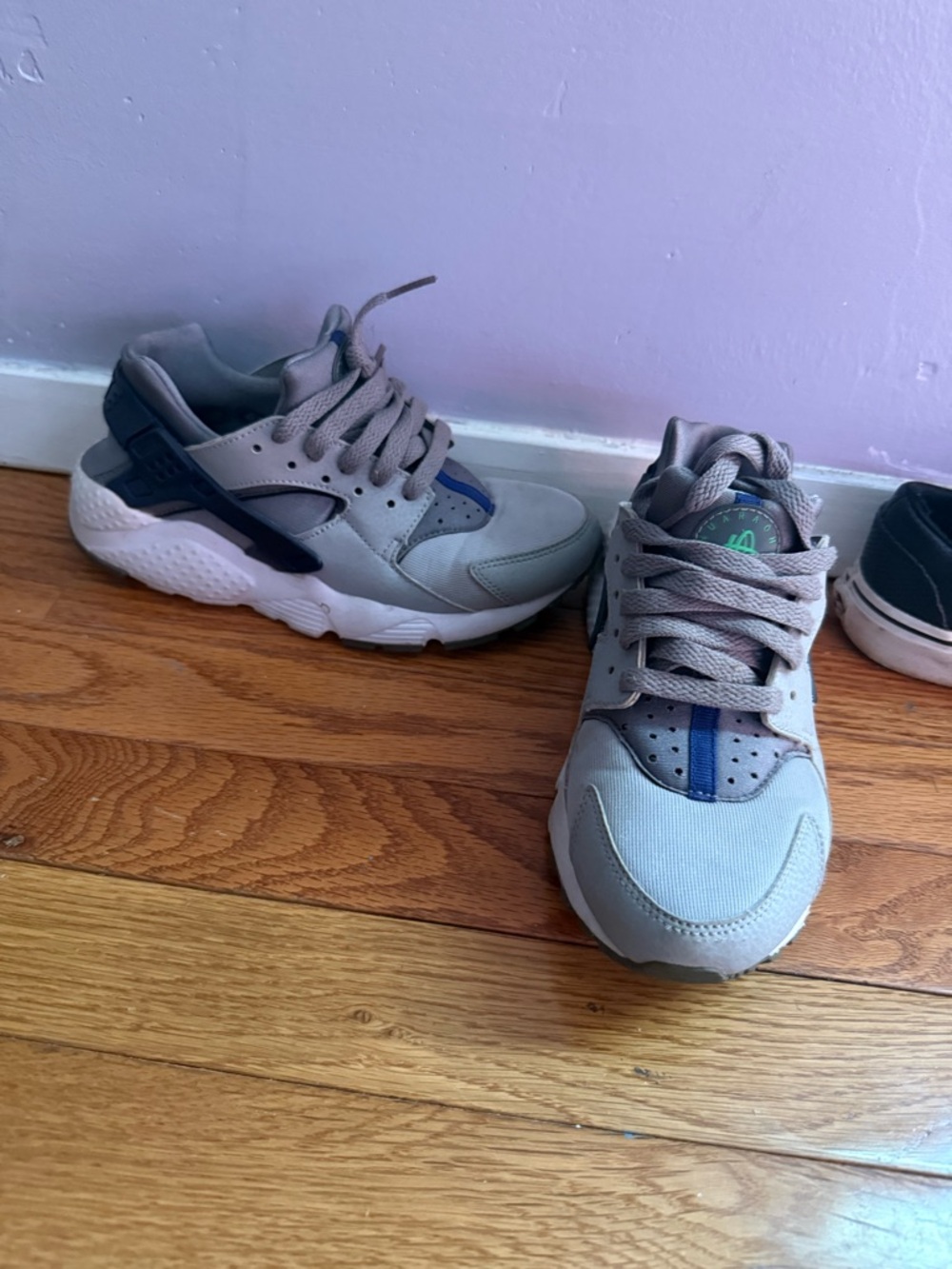 Othr Gray and Navy Kids Sneakers